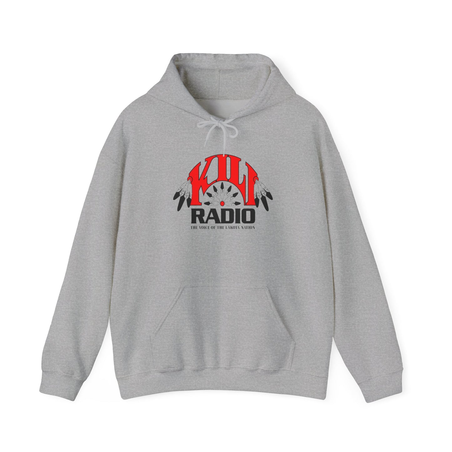 KILI Radio Logo Hoodie – Vintage Dial Graphic Hooded Sweatshirt