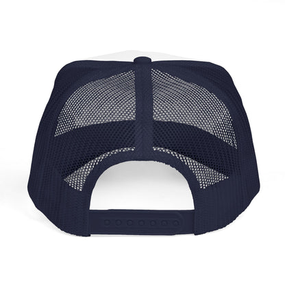 KILI Radio Trucker Cap — Retro Native-Inspired Logo Mesh Hat