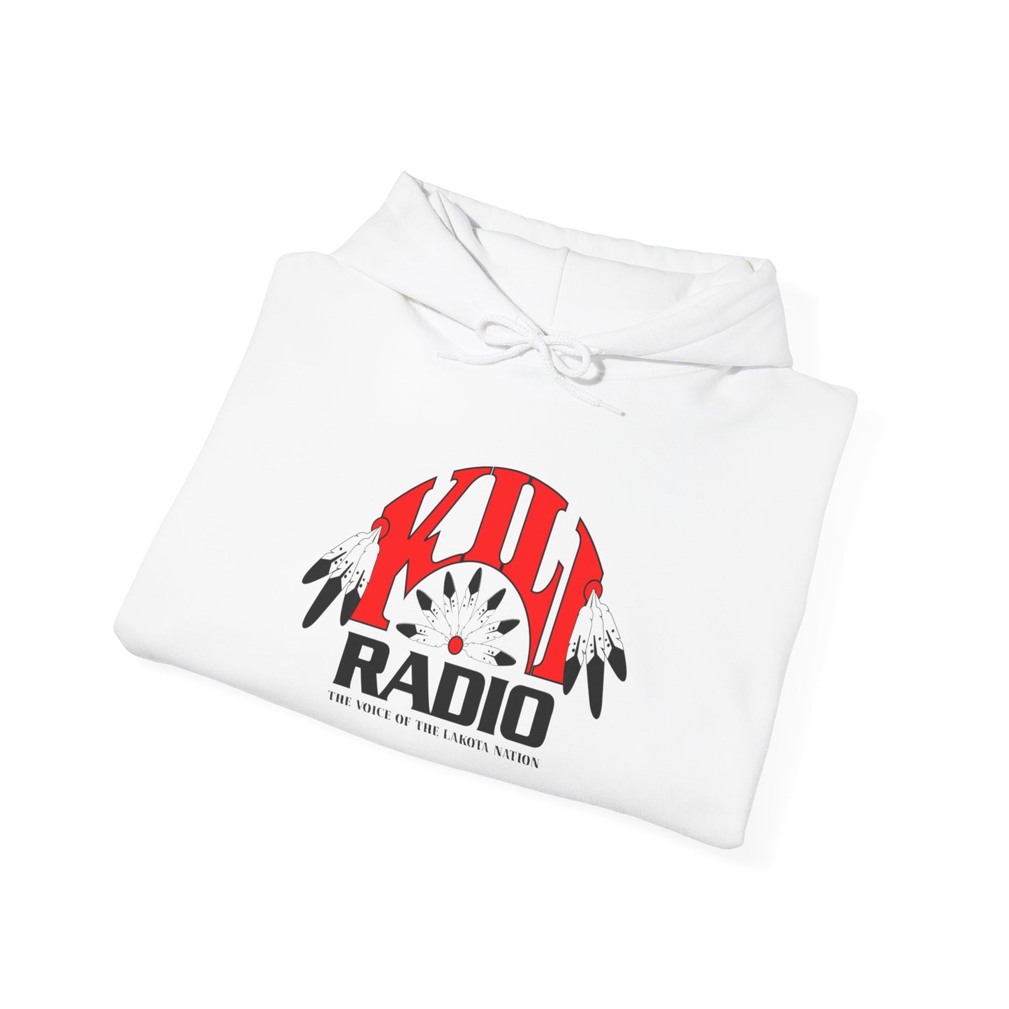 KILI Radio Logo Hoodie – Vintage Dial Graphic Hooded Sweatshirt