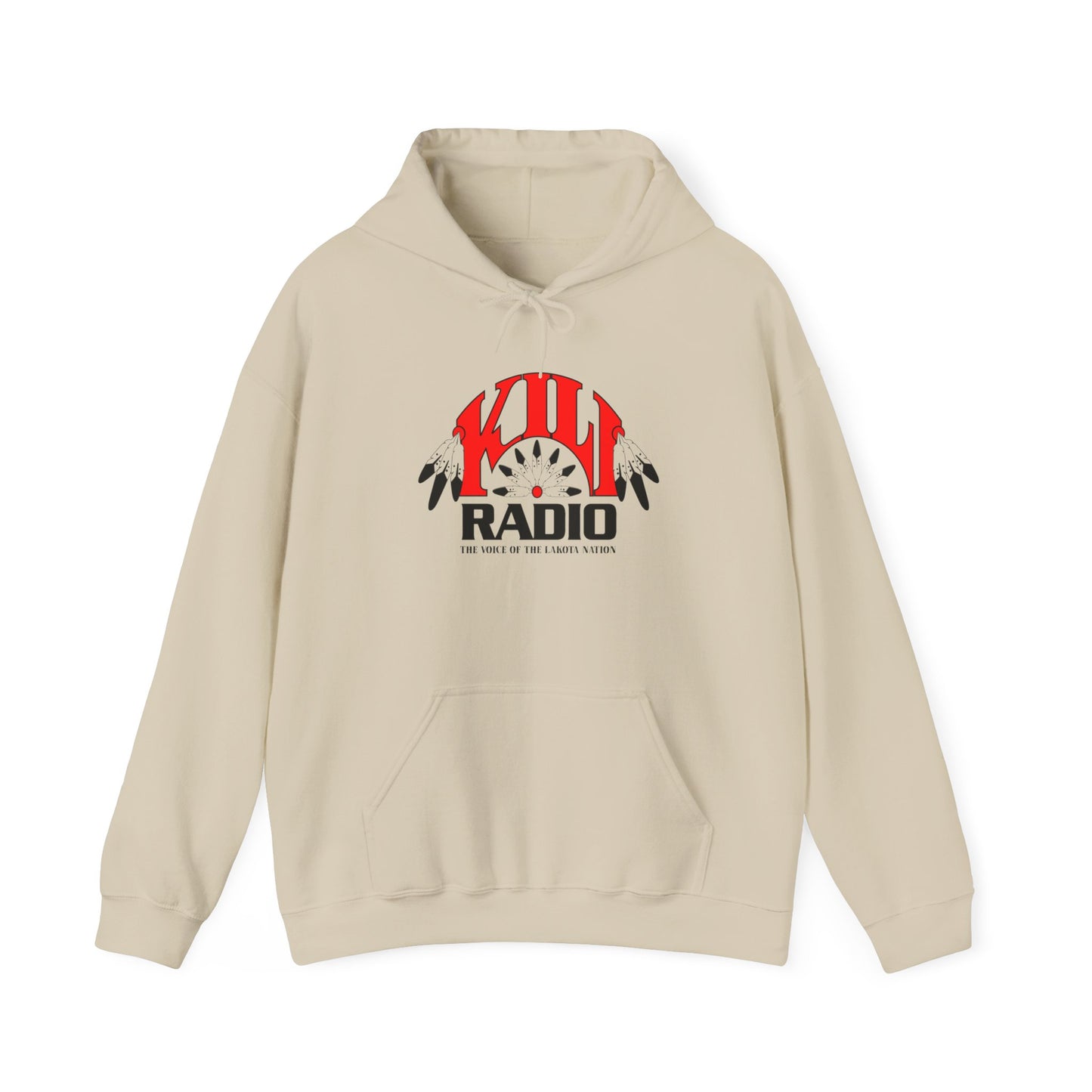 KILI Radio Logo Hoodie – Vintage Dial Graphic Hooded Sweatshirt
