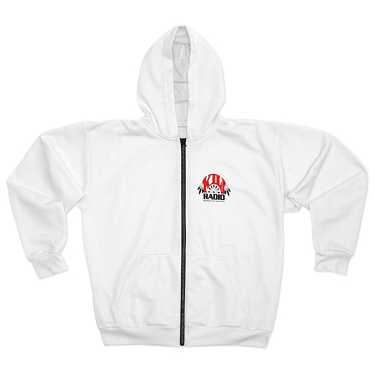 KILI Radio Logo Zip Hoodie — KILLRadio.Live Branded Zip-Up Hoodie