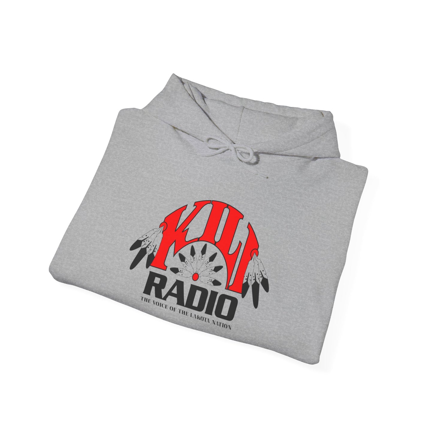 KILI Radio Logo Hoodie – Vintage Dial Graphic Hooded Sweatshirt
