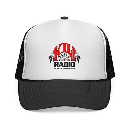 KILI Radio Trucker Cap — Retro Native-Inspired Logo Mesh Hat