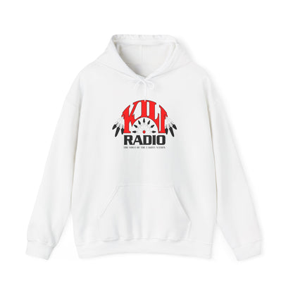 KILI Radio Logo Hoodie – Vintage Dial Graphic Hooded Sweatshirt